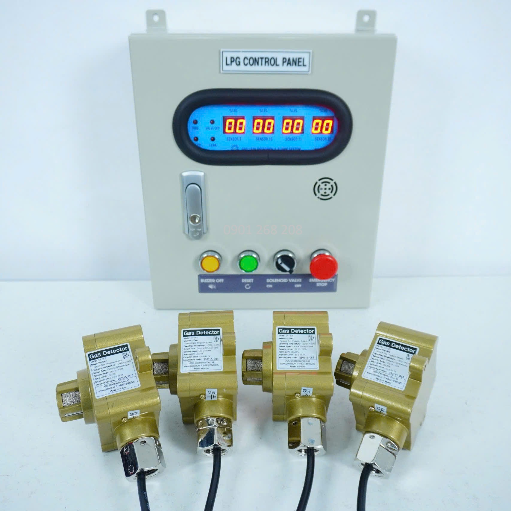 Tu bao ro gas 4 kenh dau do phong no NV-4ExDP